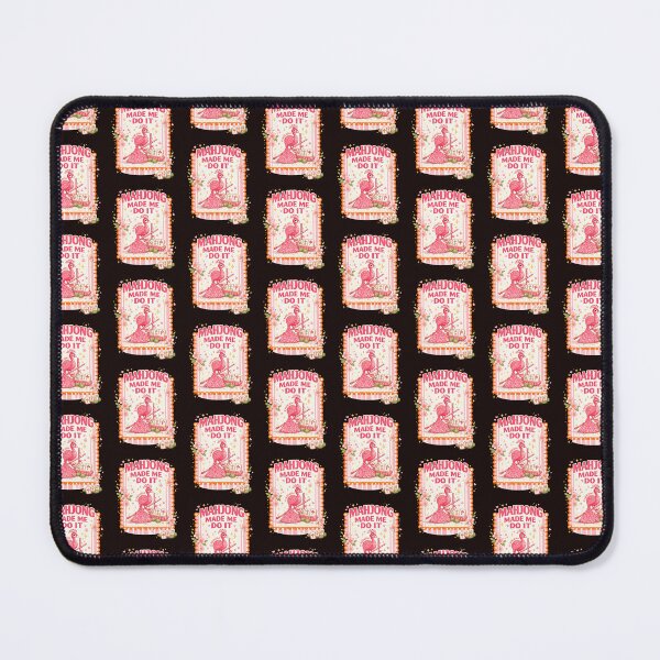 Item preview, Mahjong Made Me Do It Cute Pink Peacock Mahjong Design designed and sold by WHDProduction45.