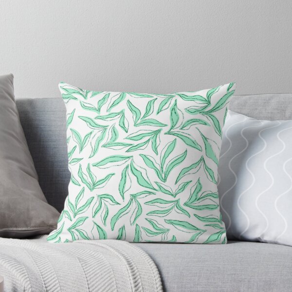Item preview, Ropa de cama silvestre - Menta bebé Aqua designed and sold by Fabricatemyart.