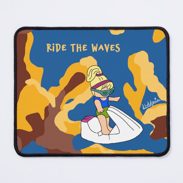Item preview, Ride the waves polly beach by Olga Schembri designed and sold by Keddmia.