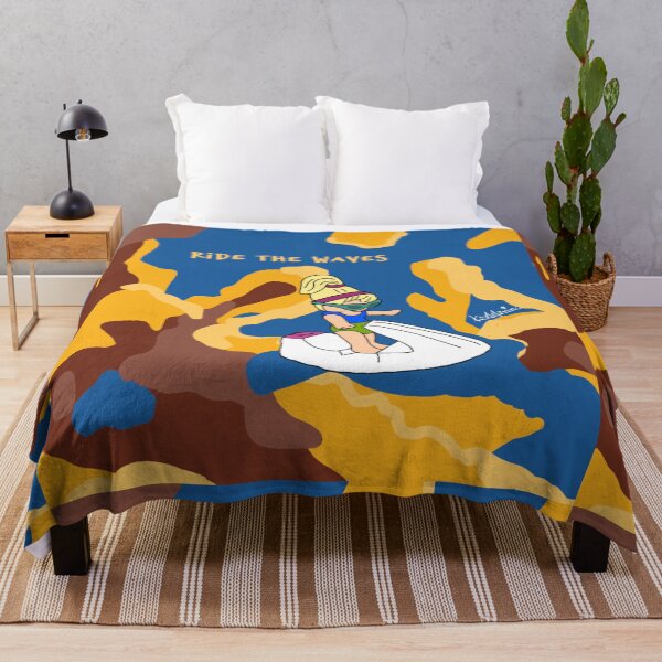 Item preview, Ride the waves polly beach by Olga Schembri designed and sold by Keddmia.