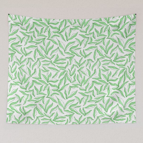 Item preview, Wild bedding - baby spring green designed and sold by Fabricatemyart.