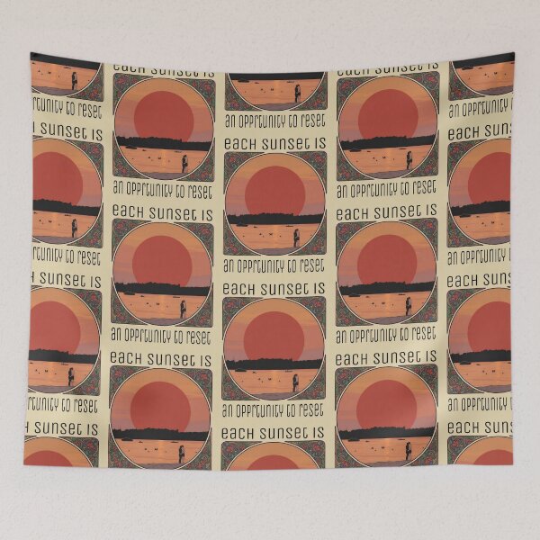 Item preview, each sunset is an oopporutnity to reset designed and sold by zielvannatuur.