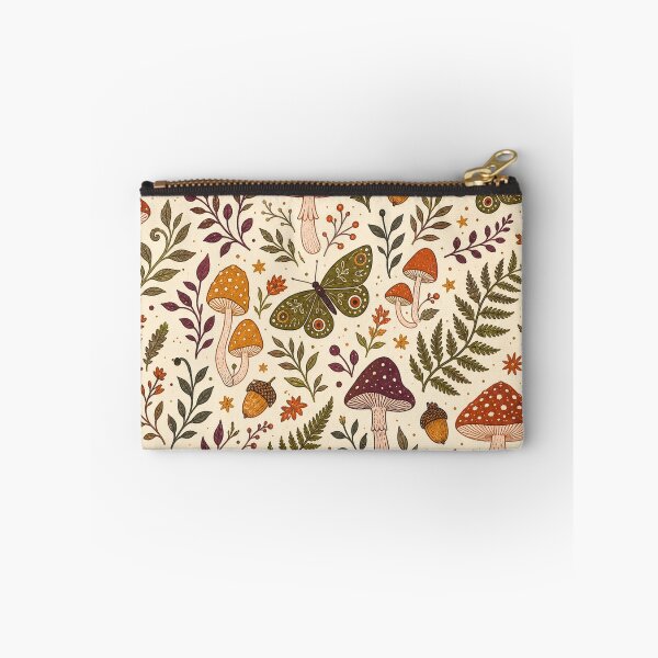 Item preview, Mushroom Fern Night Pattern designed and sold by aihrgdesign.