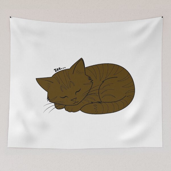 Item preview, Sleeping kitty designed and sold by asterloom.