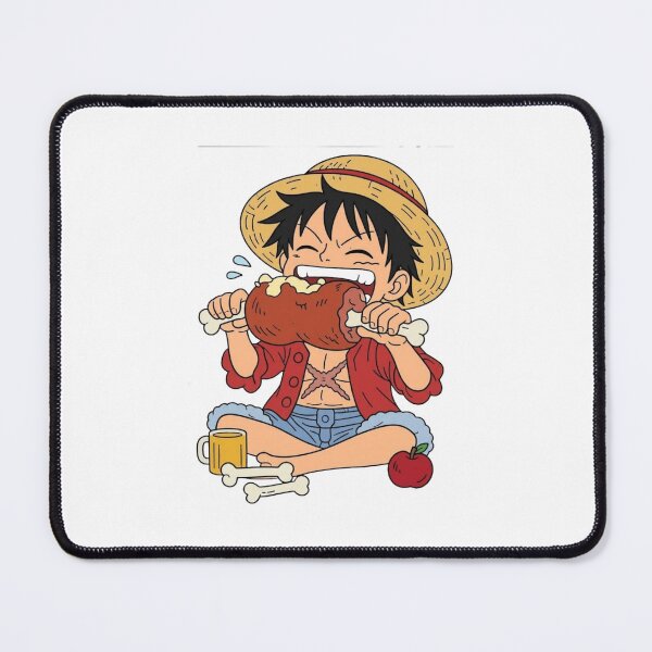 Item preview, Monkey D Luffy Eating Meat designed and sold by nyxium-art.