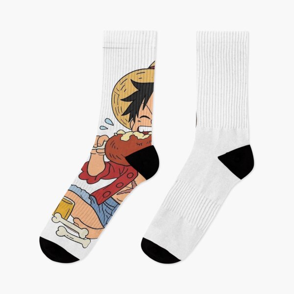 Item preview, Monkey D Luffy Eating Meat designed and sold by nyxium-art.