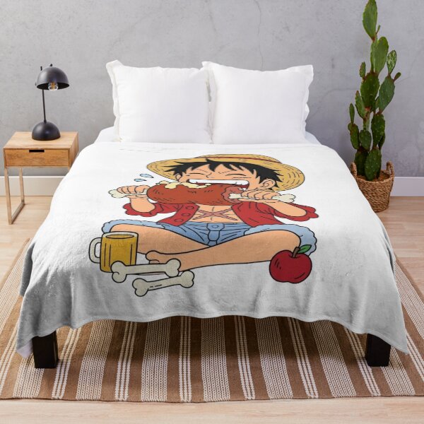 Item preview, Monkey D Luffy Eating Meat designed and sold by nyxium-art.