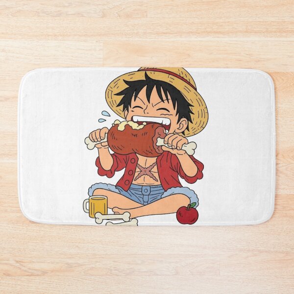 Item preview, Monkey D Luffy Eating Meat designed and sold by nyxium-art.