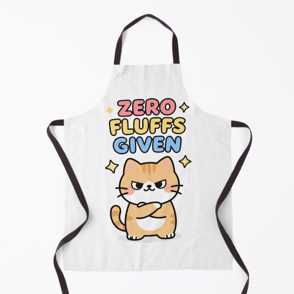 Item preview, Zero Fluffs Given – Funny Sassy Cat | Cute Kawaii Orange Kitty Cartoon designed and sold by LisTworzy.
