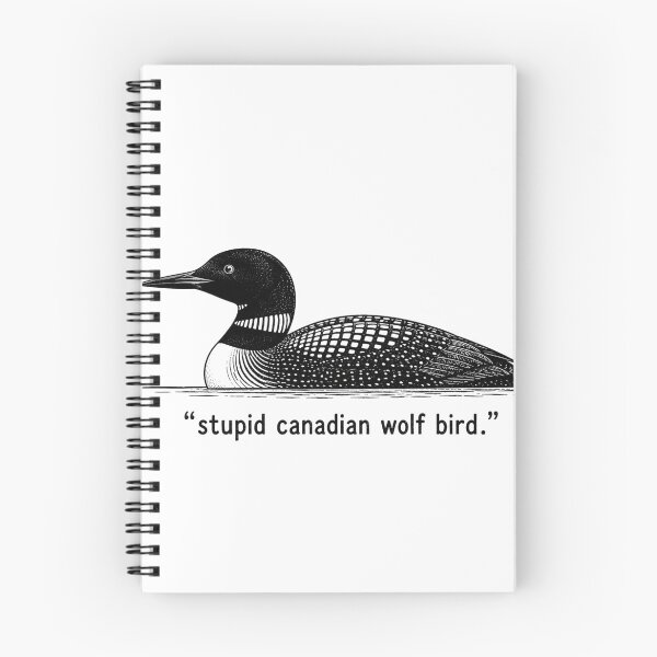 Item preview, Sarcastic Canadian Loon - Witty Bird Lover Gift designed and sold by TeeSpectrume.