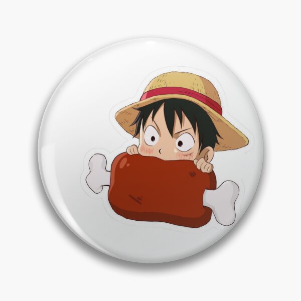 Item preview, Monkey D Luffy Meat Sticker designed and sold by nyxium-art.