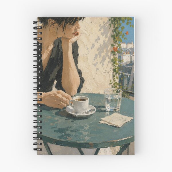 Item preview, Montmartre Balcony View – Intimate Parisian Morning Oil Painting designed and sold by CARRAANN.