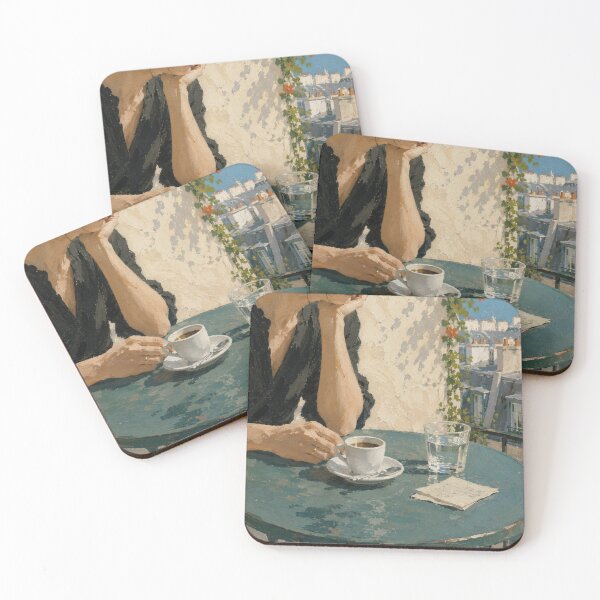 Item preview, Montmartre Balcony View – Intimate Parisian Morning Oil Painting designed and sold by CARRAANN.