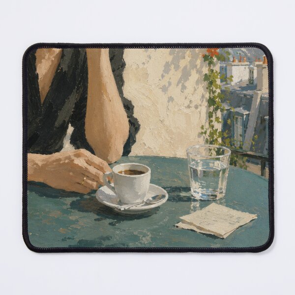 Item preview, Montmartre Balcony View – Intimate Parisian Morning Oil Painting designed and sold by CARRAANN.