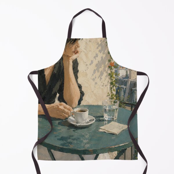 Item preview, Montmartre Balcony View – Intimate Parisian Morning Oil Painting designed and sold by CARRAANN.