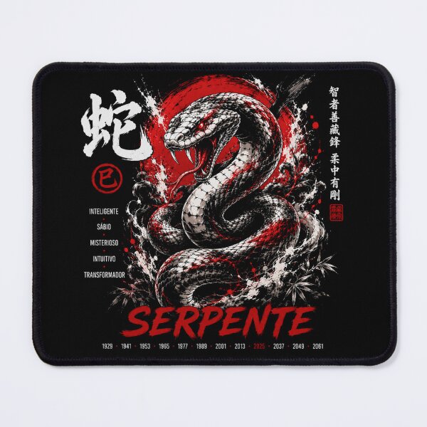 Item preview, Chinese Zodiac Snake Warrior | Japanese Samurai Tattoo Art designed and sold by kzadoxico.