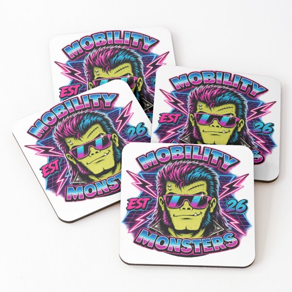 Item preview, Mobility Monsters retro 80s  designed and sold by mobilitymonster.