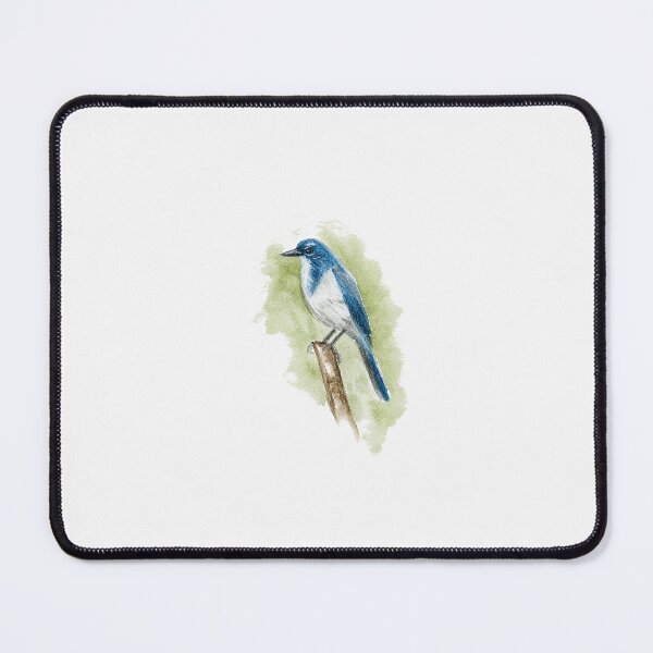 Item preview, Island Scrub Jay - Tiny Hand painted Watercolor Painting designed and sold by artpadanna.