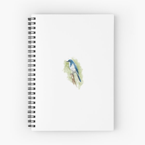 Item preview, Island Scrub Jay - Tiny Hand painted Watercolor Painting designed and sold by artpadanna.