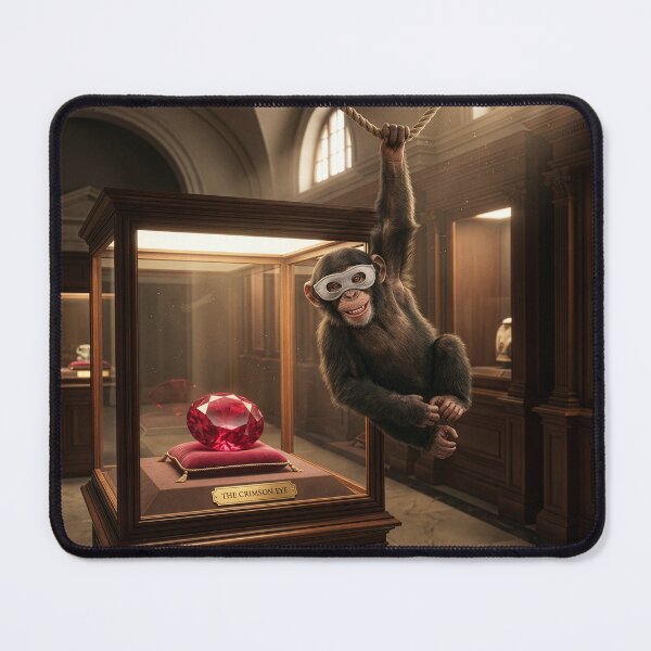 Item preview, Chipper Chimpanzee Pulls Off a Jewel Heist   designed and sold by Tridentulus.