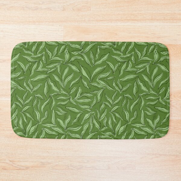 Item preview, Wild bedding - dark olive green designed and sold by Fabricatemyart.