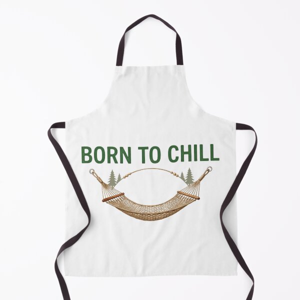 Item preview, Born To Chill - Retro Hammock & Nature Lovers Camping Design designed and sold by Inka Moon Design.