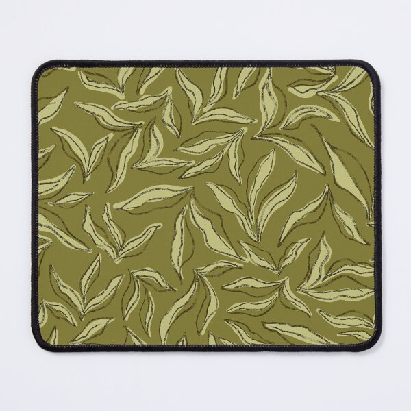 Item preview, Wild bedding - dark mustard green designed and sold by Fabricatemyart.