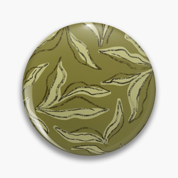 Item preview, Wild bedding - dark mustard green designed and sold by Fabricatemyart.
