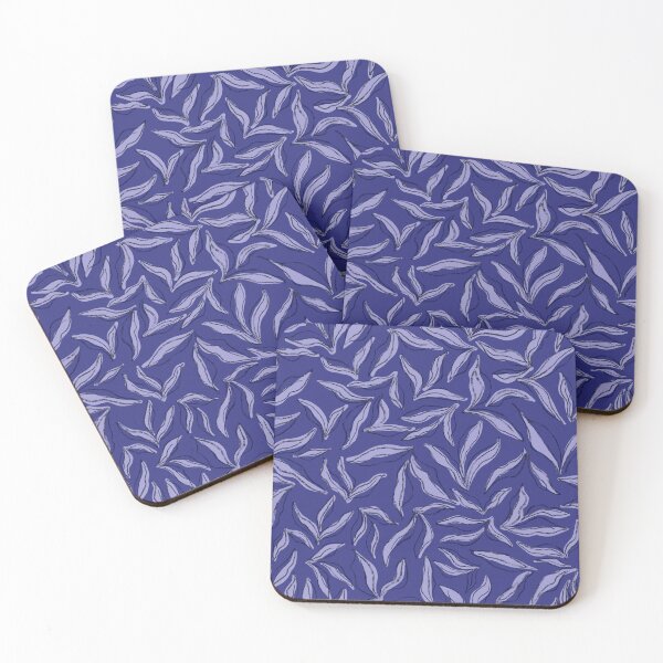 Item preview, Wild bedding - dark indigo blue designed and sold by Fabricatemyart.