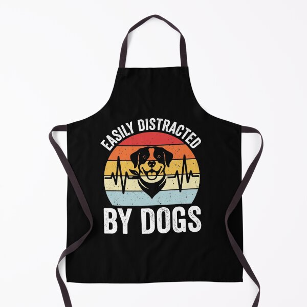 Item preview, Easily Distracted By Dogs Retro Vintage Sunset designed and sold by SiarheiYur.