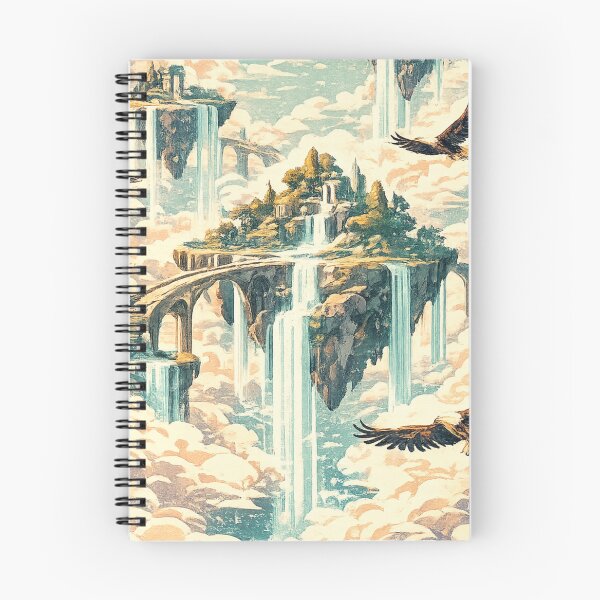 Item preview, Floating Castle Sky Islands Fantasy - Heavenly Architecture designed and sold by irfanshikh.