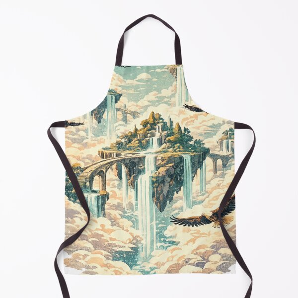 Item preview, Floating Castle Sky Islands Fantasy - Heavenly Architecture designed and sold by irfanshikh.