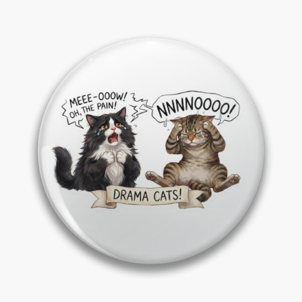 Item preview, cat drama designed and sold by Snurly.