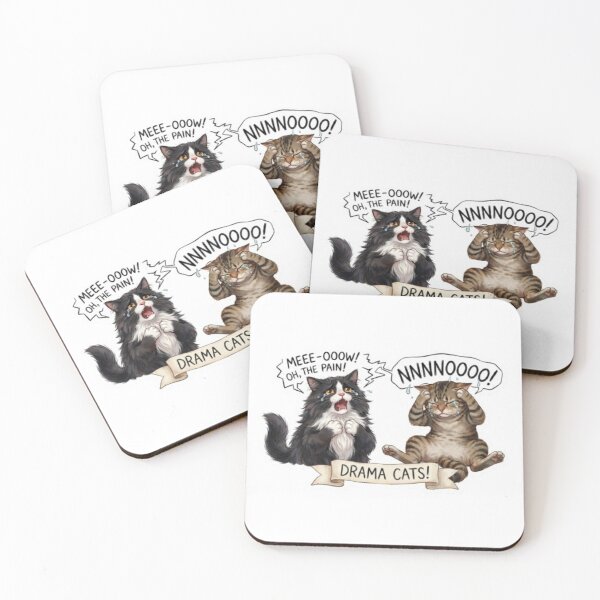 Item preview, cat drama designed and sold by Snurly.