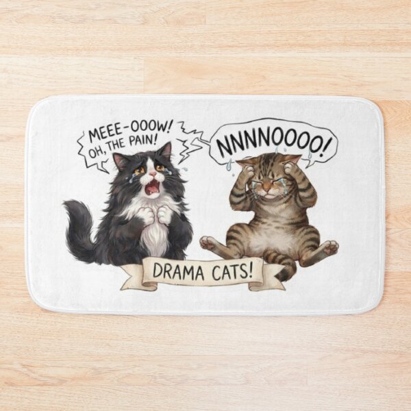 Item preview, cat drama designed and sold by Snurly.