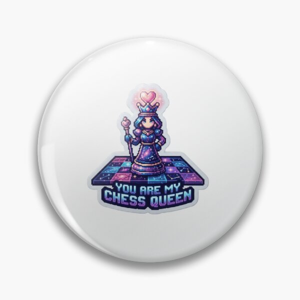Item preview, You Are My Chess Queen Sticker designed and sold by Imaginarium of Chaos falcon88 .