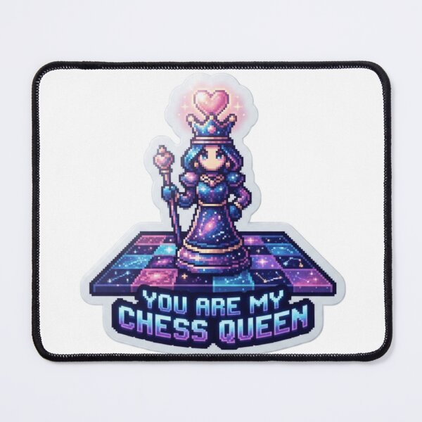Item preview, You Are My Chess Queen Sticker designed and sold by Imaginarium of Chaos falcon88 .