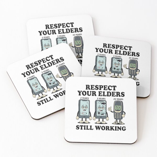 Item preview, Respect Your Elders Phone Technology Humor  designed and sold by AleksandraJac05.