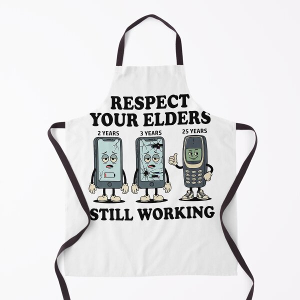 Item preview, Respect Your Elders Phone Technology Humor designed and sold by AleksandraJac05.