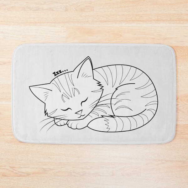 Item preview, Sleeping kitty designed and sold by asterloom.