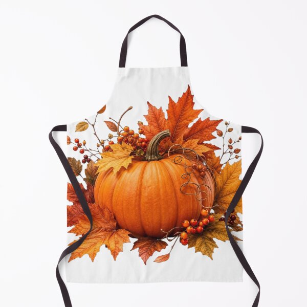 Item preview, Autumn Harvest Pumpkin Leaves designed and sold by VelarisMoon.