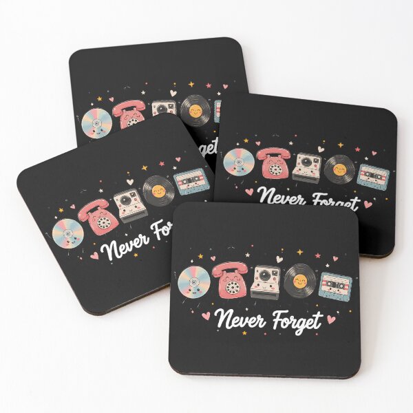 Item preview, Never Forget 90s Retro Kawaii Characters Cassette Vinyl CD designed and sold by VGAfanatic.
