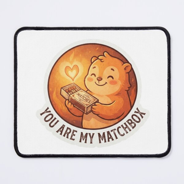 Item preview, You Are My Matchbox Heart Sticker designed and sold by Imaginarium of Chaos falcon88 .