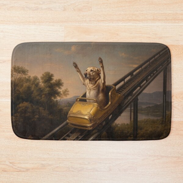 Item preview, Roller Coaster Dog Fine Art meme designed and sold by Anatolii_Kys.
