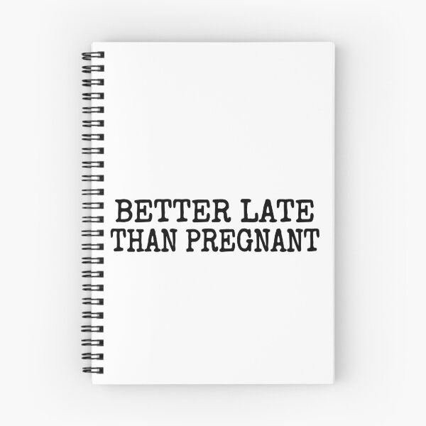 Item preview, Better Late Than Pregnant - Funny Sarcastic Bumper designed and sold by raedattia.