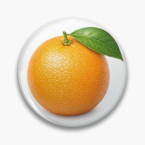 Item preview, Realistic Orange Illustration | Fresh Citrus Fruit Clipart | Juicy Orange with Leaf | Fruit Lover Graphic | Kitchen Decor | Healthy Food Design designed and sold by holistech.