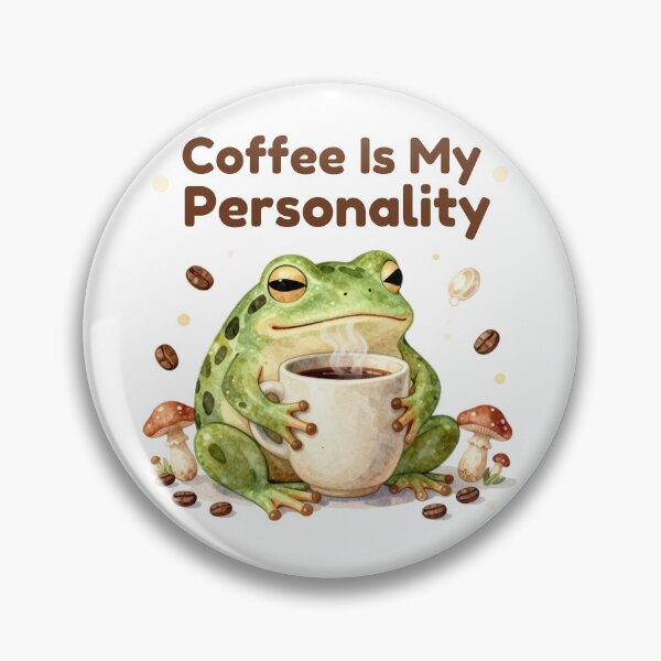 Item preview, Coffee Is My Personality | Funny Coffee Lover Aesthetic Quote designed and sold by Cozy Chaos Studio Co.