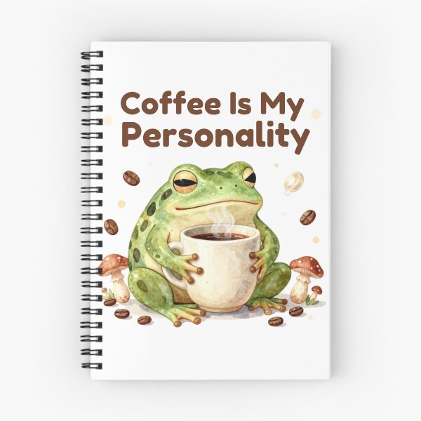 Item preview, Coffee Is My Personality | Funny Coffee Lover Aesthetic Quote designed and sold by Cozy Chaos Studio Co.