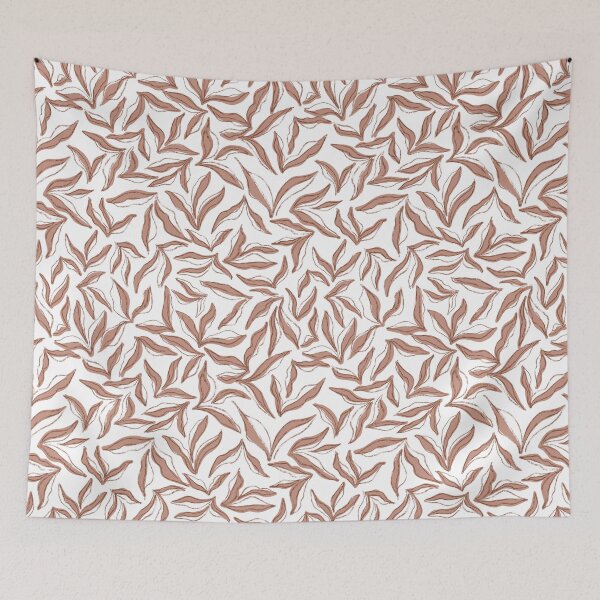 Item preview, Wild bedding - white  Dusty Rose designed and sold by Fabricatemyart.