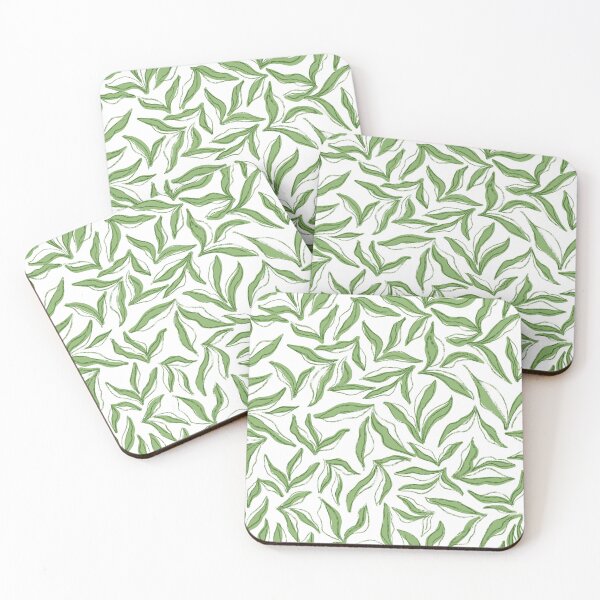 Item preview, Wild bedding - white  mossy green  designed and sold by Fabricatemyart.